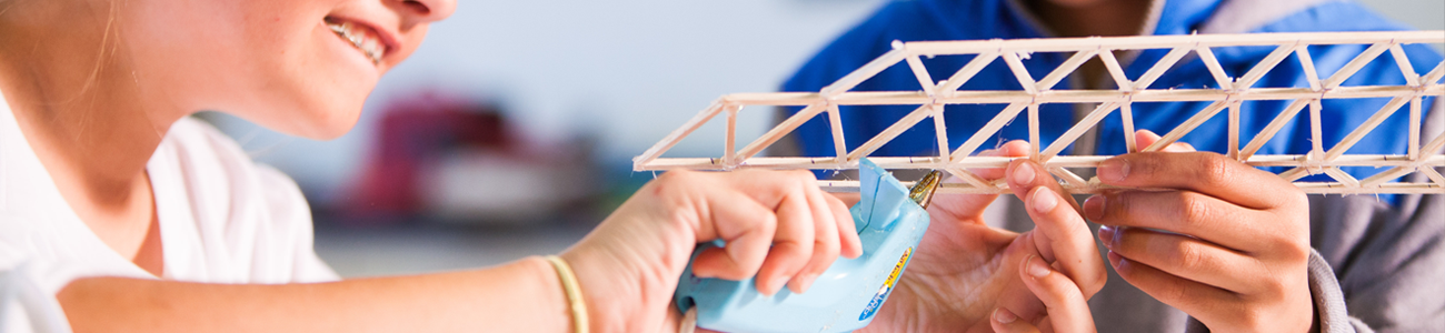students with bridge